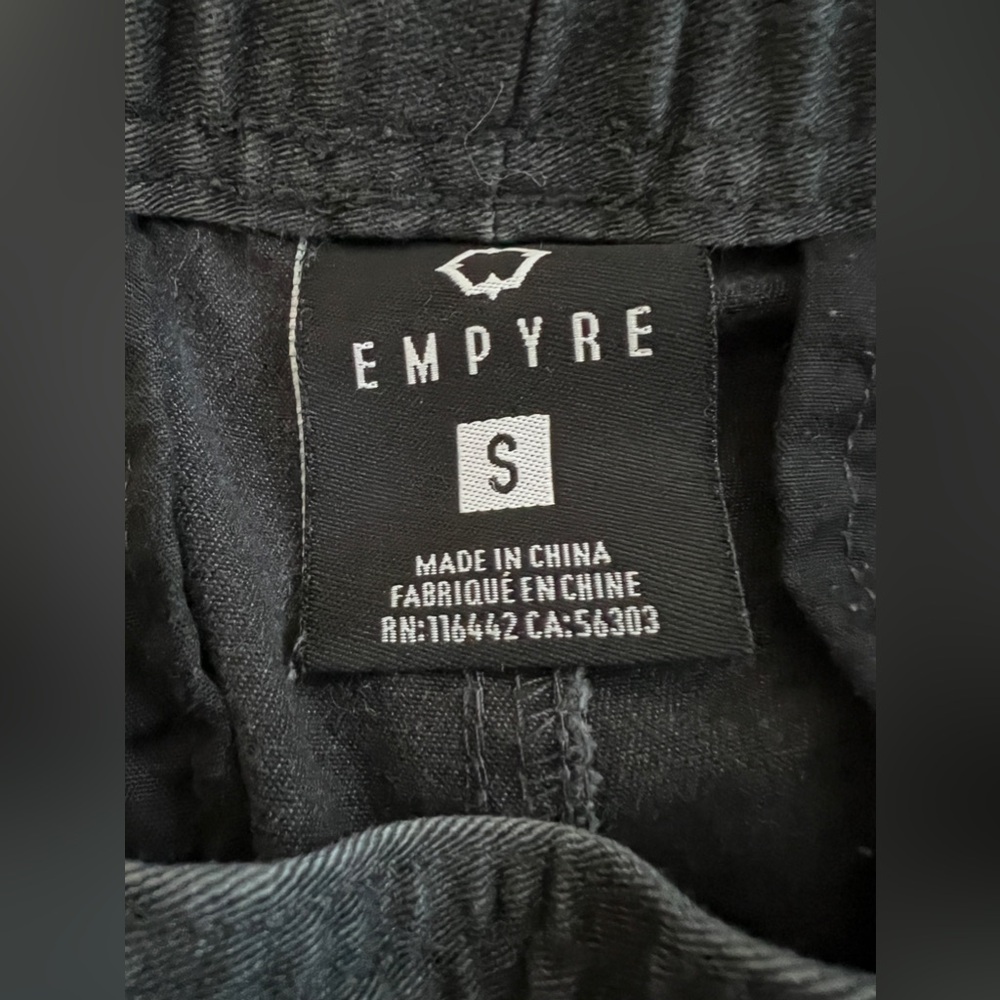 EMPYRE ZUMIEZ Creager Heather Gray Stretch Elastic Waist Men’s Joggers Pants S - Picture 8 of 9